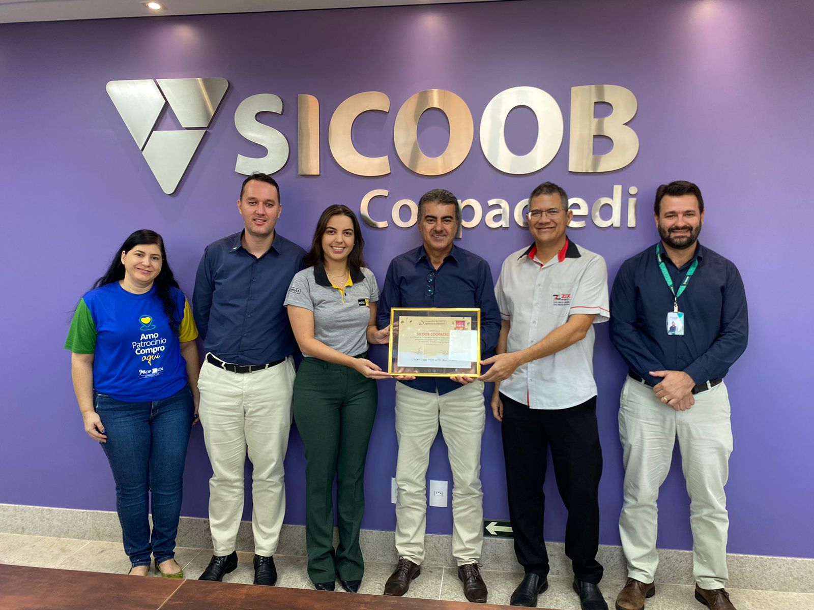 sicoob coopacredi entrega certificado natal