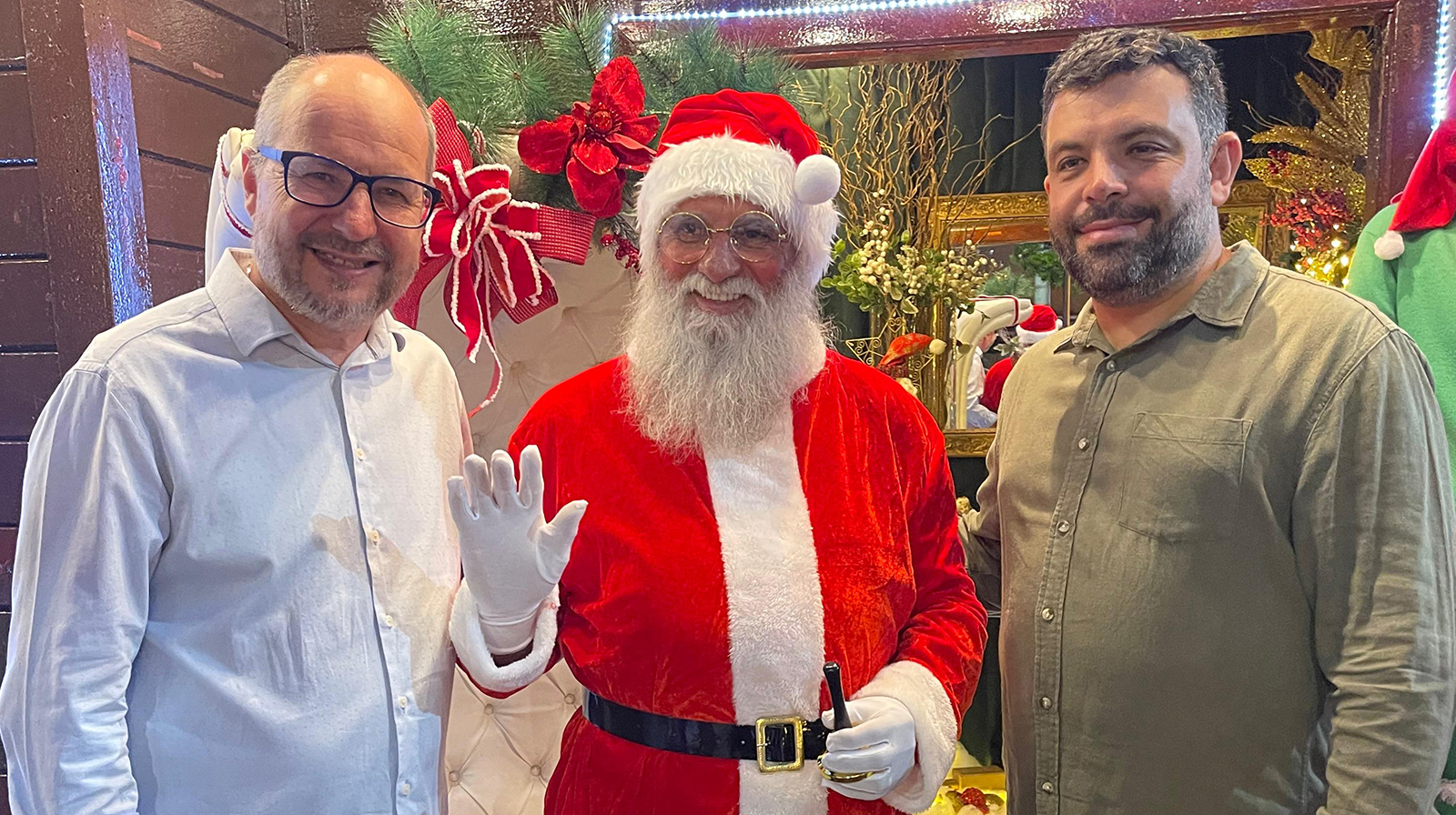 Patrocínio dá início ao Natal com Inauguração da Casinha do Papai Noel